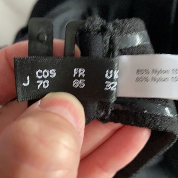 Black swim halter top - Picture 4 of 4